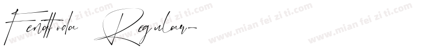 Fenattoda Regular字体转换